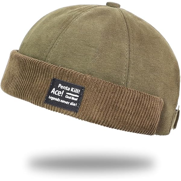 GLPMZANB Men Brimless Hats Docker Cap Sailor Cap Worker Hat